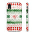 Watercolor Christmas Knitting - Impact Resistant Phone Case iPhone XR Glossy
